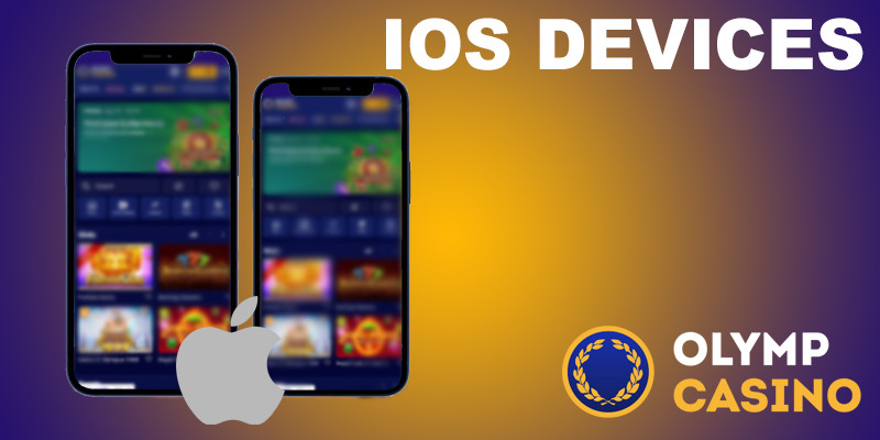 iOS приложение КАЗИНО ОЛИМП